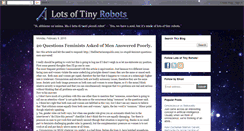 Desktop Screenshot of lotsoftinyrobots.com